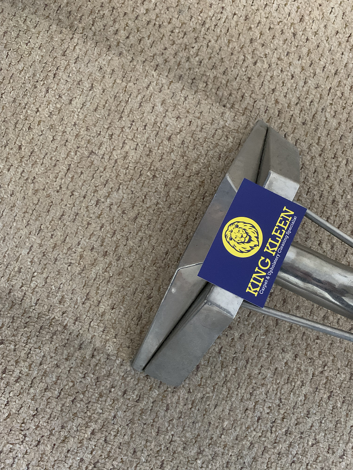 Close Up Of Floor Carpet Cleaning Tool On Dirty Carpet